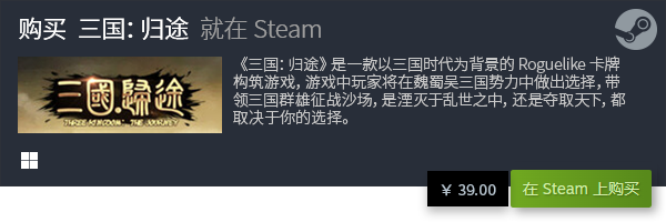 PC单机游戏排行榜TOP10九游会自营十大PC单机游戏推荐(图33)